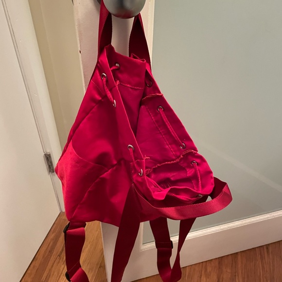 Red MINISO Mini Backpack Tote Bag - Picture 8 of 9